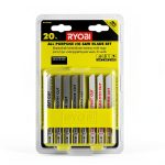 Ryobi Jig Saw Blade Set 20-Piece A14AK201 Universal Shank-0