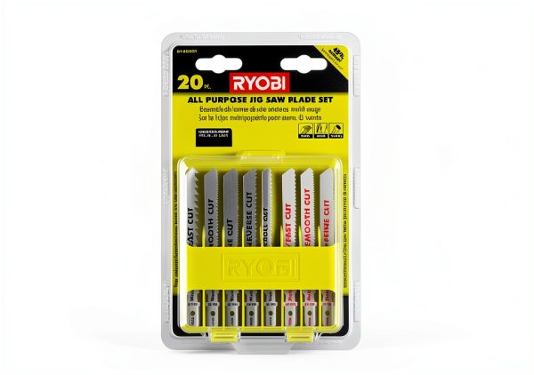 Ryobi Jig Saw Blade Set 20-Piece A14AK201 Universal Shank-0