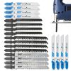 Jigsaw Blades 20-piece Hariendny Jig Saw Blade Set High Speed Steel-0