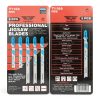TopsTools 25 Piece 91mm Jigsaw Blades for Metal T118A Universal Kit-4