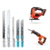 T Shank Jigsaw Blades Compatible with Black and Decker,25PCS Multi-Purpose HCS Jigsaw Blades Set Compatible with Black and Decker (T101AO, T144D, T118B, T118A, and T101B,Each 25pcs)-1