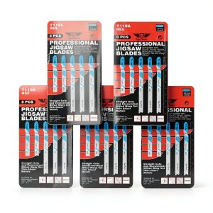 TopsTools 25 Piece 91mm Jigsaw Blades for Metal T118A Universal Kit-0