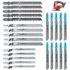 T Shank Jigsaw Blades Compatible with Black and Decker,25PCS Multi-Purpose HCS Jigsaw Blades Set Compatible with Black and Decker (T101AO, T144D, T118B, T118A, and T101B,Each 25pcs)-0