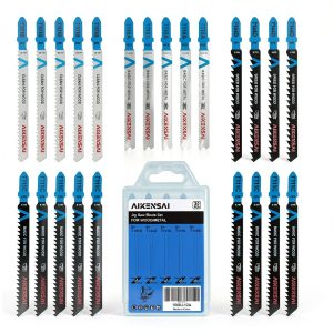 Jigsaw Blades 30-Piece AIKENSAI T-Shank Set for Wood Plastic Metal-0