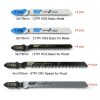 20 Pcs T Shank Jigsaw Blades, Jig Saw Blade Set, Multi-Purpose Jig Saw Blades for Wood, Pruning Plastic Metal Cutting Made with HCS/HSS, Jigsaw Blade, for Most Jig Saw Models-3
