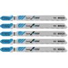 Bosch T118G 5 pc. 3-5/8 in. 36 TPI Basic for Metal T-Shank Jig Saw Blades-0