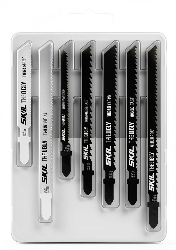 SKIL 21 Pc All-Purpose T-Shank Jig Saw Blade Set for SKIL Jig Saws JS314901/ JS313101/ JS820302/ JS820202/ JS5833A-10 - JSB2000-2