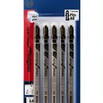 BOSCH T101A 5 pieces 4 In. 14 TPI Special For Plexiglas T-Shank Jig Saw Blades-0