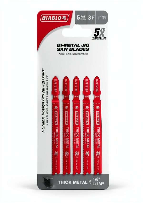 Freud Diablo 3 3 8 in 12 TPI Bi Metal Jig Saw Blades Fast Plunge-1