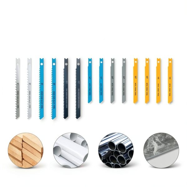 14PCS Universal Jig Saw Blade Set for Wood U-Shank Jig Saw Blade Set Assortment for Wood Plastic and Metal Cutting Jigsaw Blades Fit Vast Majority U Shank Jigsaws, 6T 8T 10T 14T 18T 24T 32T-2