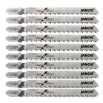 T101BR Janchi 4 inch 10 TPI Contractor Jig Saw Blades 50 Pack-0